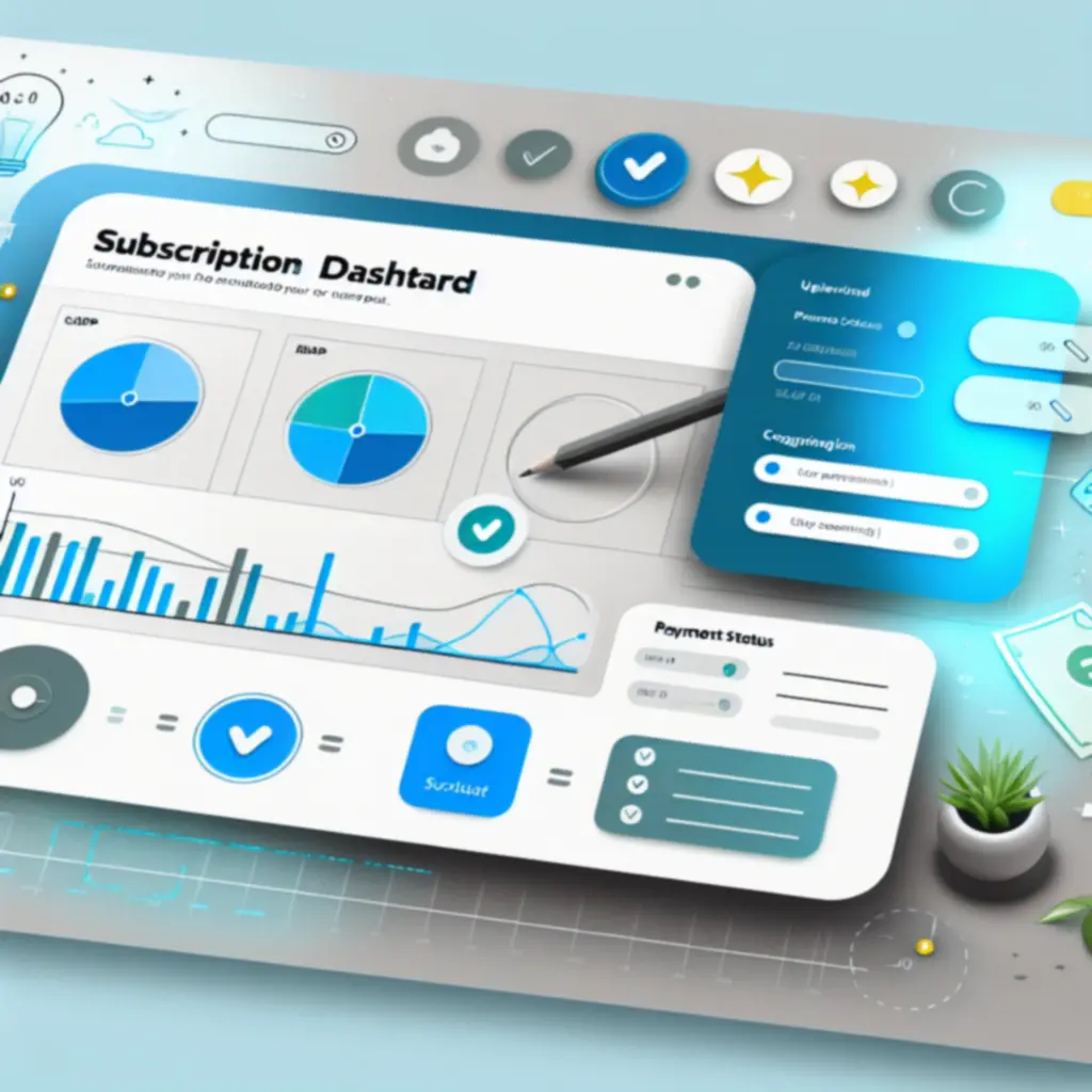 Zrzut ekranu panelu subskrypcji i statusu płatności