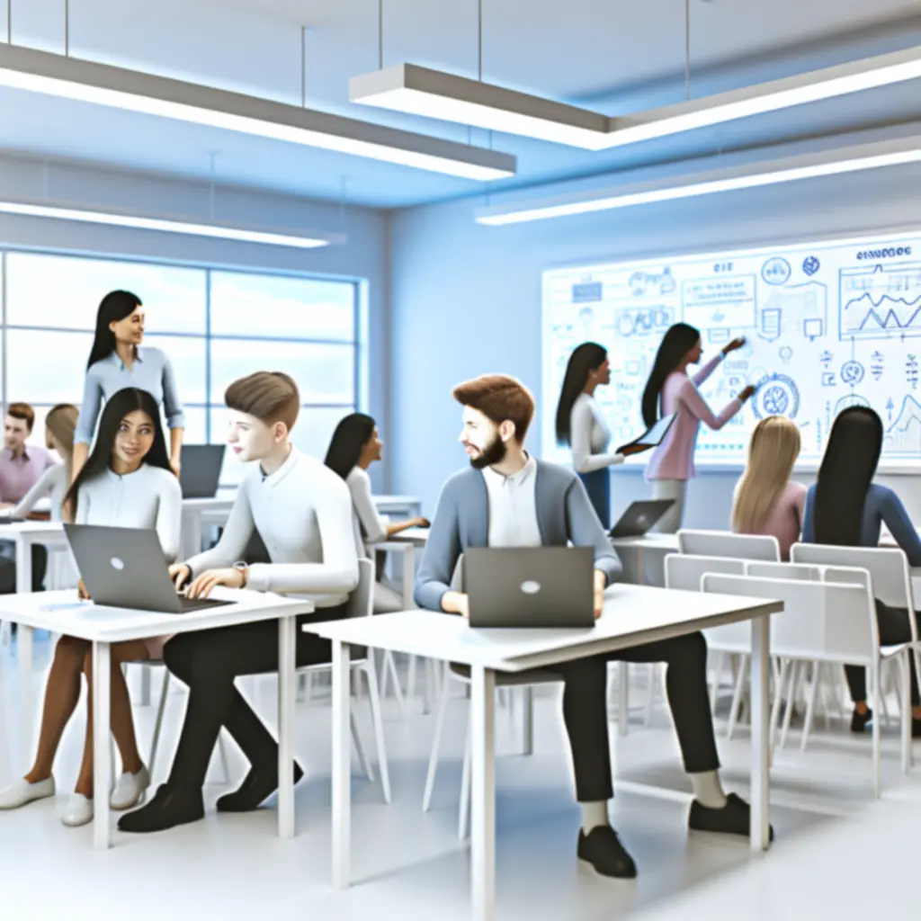 Interaktywne środowisko nauki z projektami i sesjami live